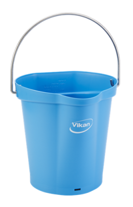 Seau gradué, bec verseur, 6 L, Bleu