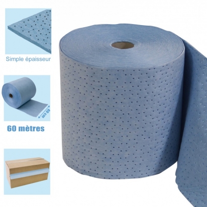 Rouleau absorbant, BLEU