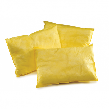 Coussin absorbant produits chimiques et tous liquides -  Petits formats, JAUNE