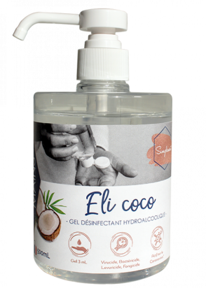 Gel hydroalcoolique désinfectant Eli coco - SIMPLEMENT