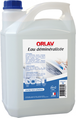 Eau déminéralisée - ORLAV