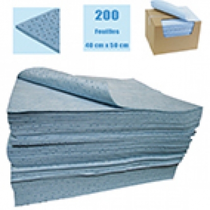 Feuille absorbante, BLEU