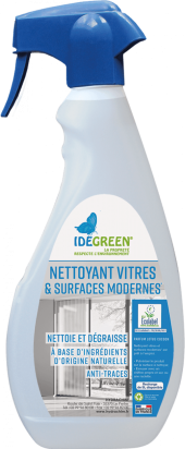 Nettoyant vitres et surfaces modernes écologique - IDEGREEN