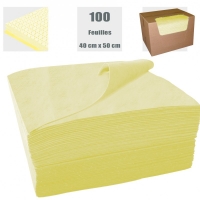 Feuille absorbante - Protection des surfaces et des sols JAUNE