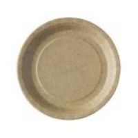 Assiette kraft biodégradable D18