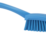 Brosse à main, manche court, 270 mm, Dur, Bleu