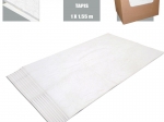 Tapis absorbant hydrocarbures, avec revers étanche, BLANC