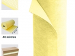 Rouleau absorbant - protection des surfaces et des sols, JAUNE