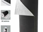 Tapis absorbant tous liquides, avec voile extra renforcé, Triple épaisseur, NOIR